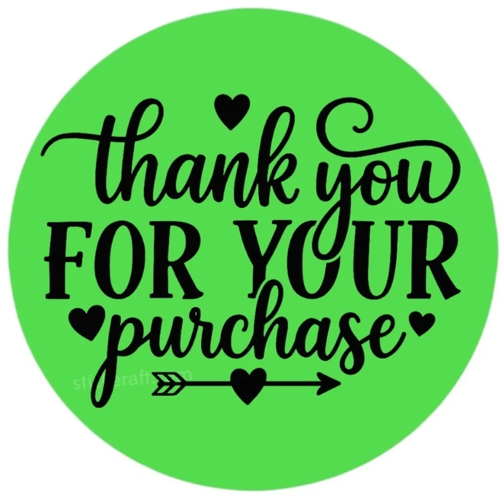 Thank You for Your Purchase Stickers – 2